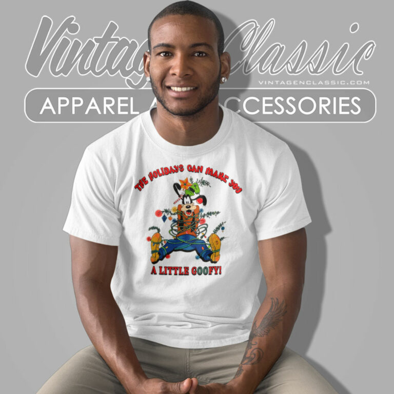 Can Make You A Little Goofy Christmas Ugly 1990s Disney World T Shirt Can Make You A Little Goofy Christmas Ugly 1990s Disney World T Shirt