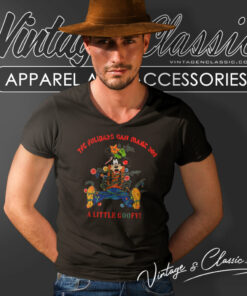 Can Make You A Little Goofy Christmas Ugly 1990s Disney World V Neck TShirt