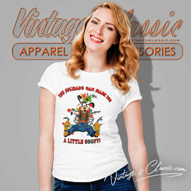 Can Make You A Little Goofy Christmas Ugly 1990s Disney World Women T Shirt Can Make You A Little Goofy Christmas Ugly 1990s Disney World Women T Shirt