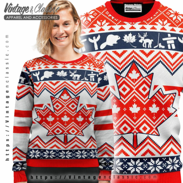 Canada Maple Leaf Ugly Sweater Ugly Sweater shirt Canada Maple Leaf Ugly Sweater Ugly Sweater shirt