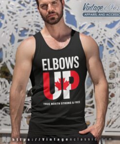 Canadian Strong Shirt Elbows Up Canada 2025 Tee Tank Top Racerback
