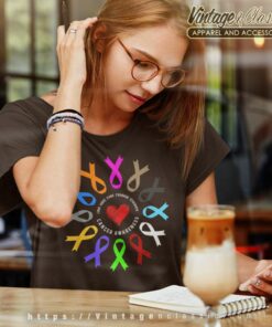 Cancer Awareness Fight Cancer Ribbon Women TShirt