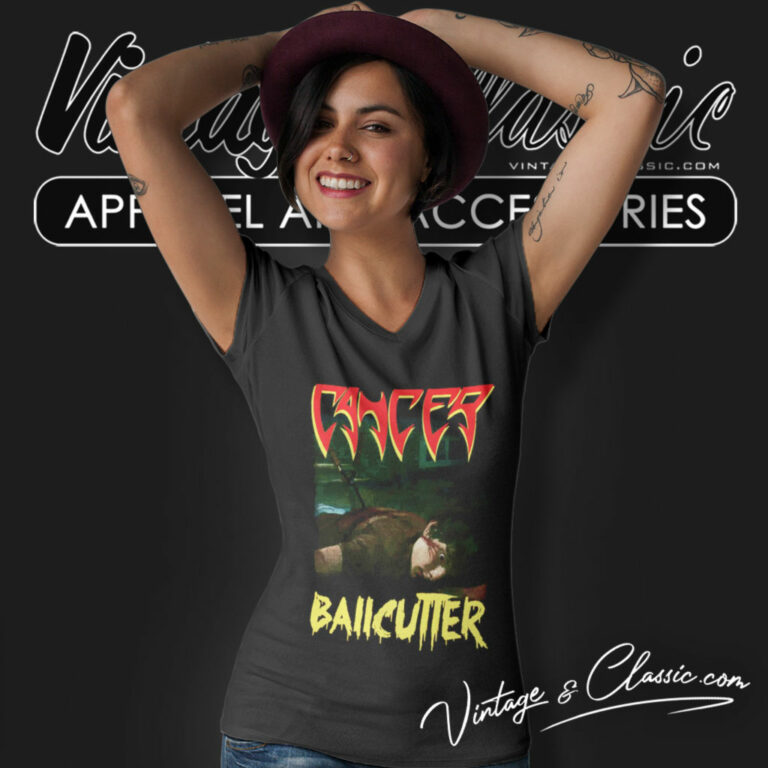 Cancer Ballcutter V Neck TShirt Cancer Ballcutter V Neck TShirt