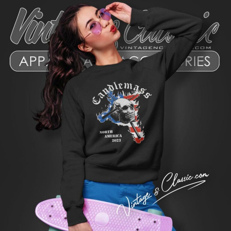 Candlemass 2023 Usa Tour Sweatshirt Candlemass 2023 Usa Tour Sweatshirt
