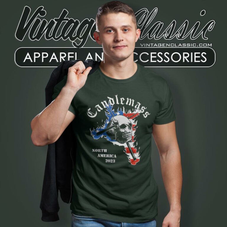 Candlemass 2023 Usa Tour T Shirt Candlemass 2023 Usa Tour T Shirt