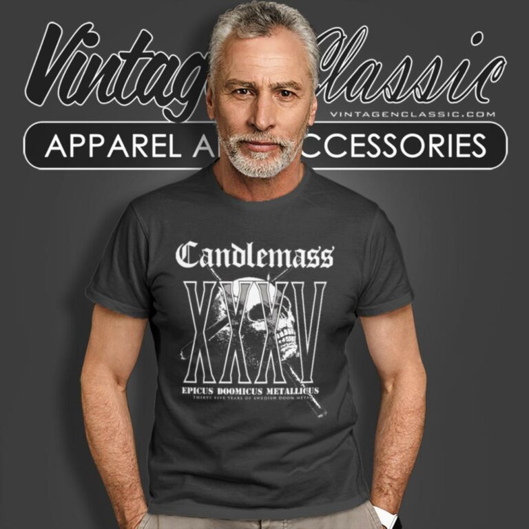Candlemass 35 Years Epicus T Shirt Candlemass 35 Years Epicus T Shirt