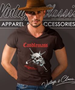Candlemass Doomicus Metallicus V Neck TShirt
