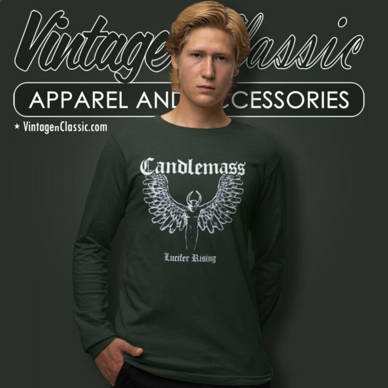 Candlemass Lucifer Rising Long Sleeve Tee Candlemass Lucifer Rising Long Sleeve Tee