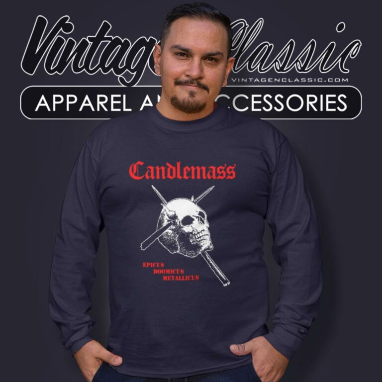 Candlemass Shirt Epicus Doomicus Metallicus Tracklist Long Sleeve Tee Candlemass Shirt Epicus Doomicus Metallicus Tracklist Long Sleeve Tee