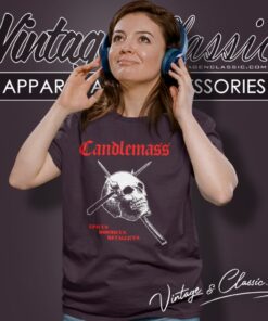 Candlemass Shirt Epicus Doomicus Metallicus Tracklist Women T Shirt