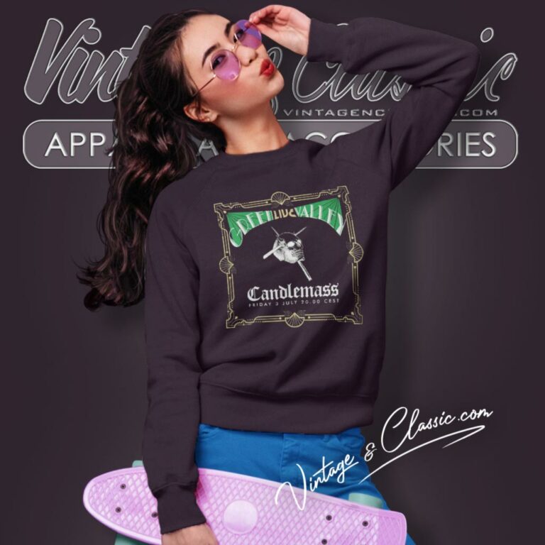 Candlemass Shirt Green Valley Live Sweatshirt Candlemass Shirt Green Valley Live Sweatshirt