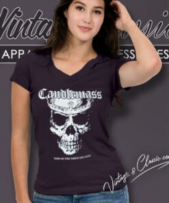 Candlemass Shirt King Of The Grey Islands V Neck TShirt