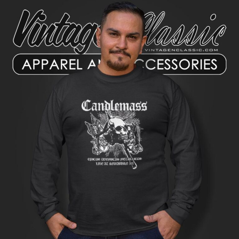 Candlemass Shirt Live At Roadburn Long Sleeve Tee Candlemass Shirt Live At Roadburn Long Sleeve Tee