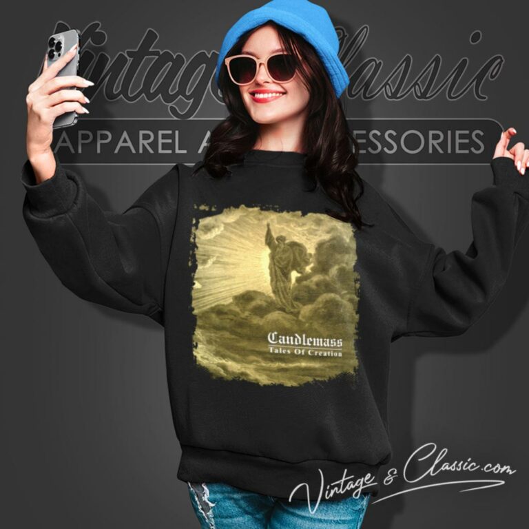 Candlemass Shirt Tales Of Creation Sweatshirt Candlemass Shirt Tales Of Creation Sweatshirt