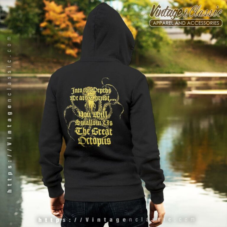 Candlemass Shirt The Great Octopus Backside Hoodie Candlemass Shirt The Great Octopus Backside Hoodie