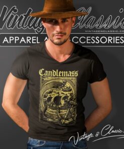 Candlemass Shirt The Great Octopus V Neck TShirt