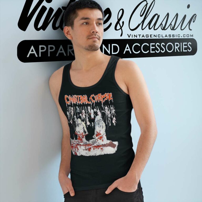Cannibal Corpse Butchered At Birth Tank Top Racerback Cannibal Corpse Butchered At Birth Tank Top Racerback