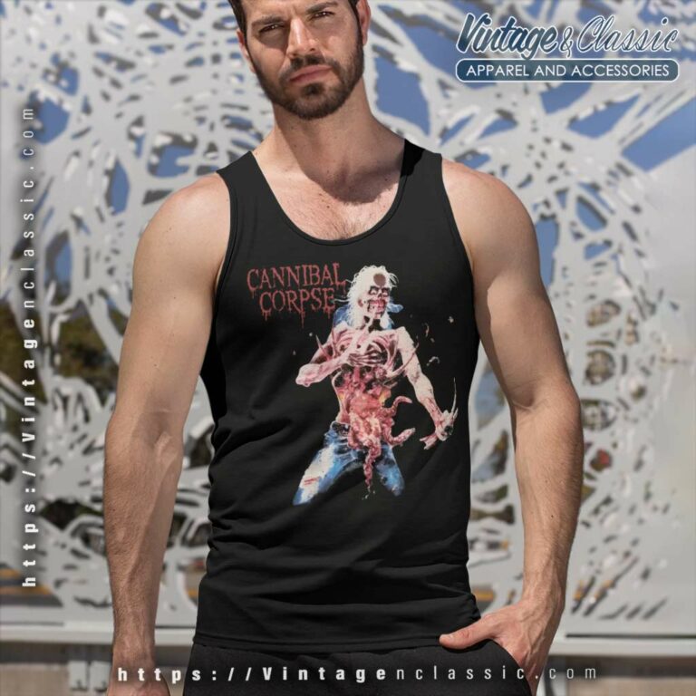 Cannibal Corpse Eaten Back To Life Tank Top Racerback Cannibal Corpse Eaten Back To Life Tank Top Racerback