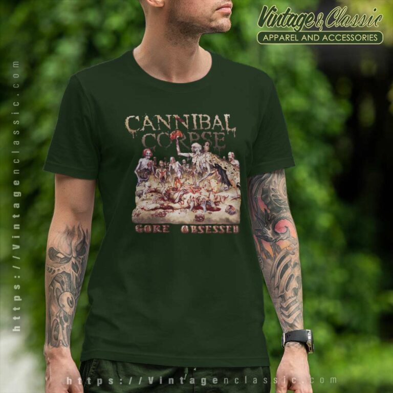 Cannibal Corpse Gore Obsessed T Shirt Cannibal Corpse Gore Obsessed T Shirt