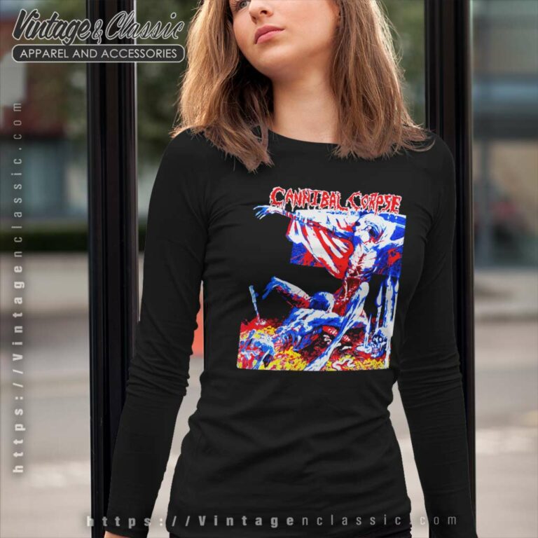 Cannibal Corpse Shirt Tomb Of The Mutilated Long Sleeve Tee Cannibal Corpse Shirt Tomb Of The Mutilated Long Sleeve Tee