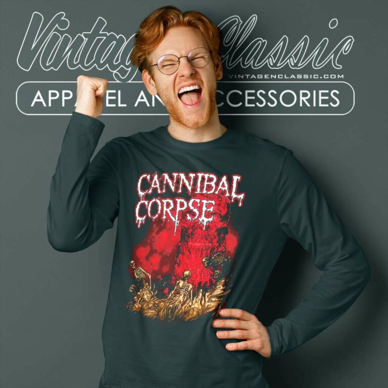 Cannibal Corpse Skeletons Long Sleeve Tee Cannibal Corpse Skeletons Long Sleeve Tee
