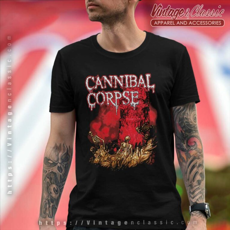Cannibal Corpse Skeletons T Shirt Cannibal Corpse Skeletons T Shirt