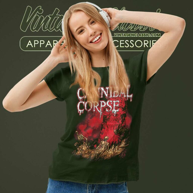 Cannibal Corpse Skeletons Women TShirt Cannibal Corpse Skeletons Women TShirt