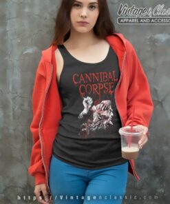 Cannibal Corpse Stab Head Tank Top Racerback