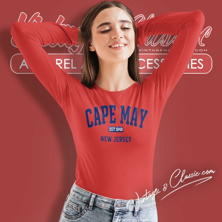 Cape May Est 1848 New Jersey Long Sleeve Tee Cape May Est 1848 New Jersey Long Sleeve Tee
