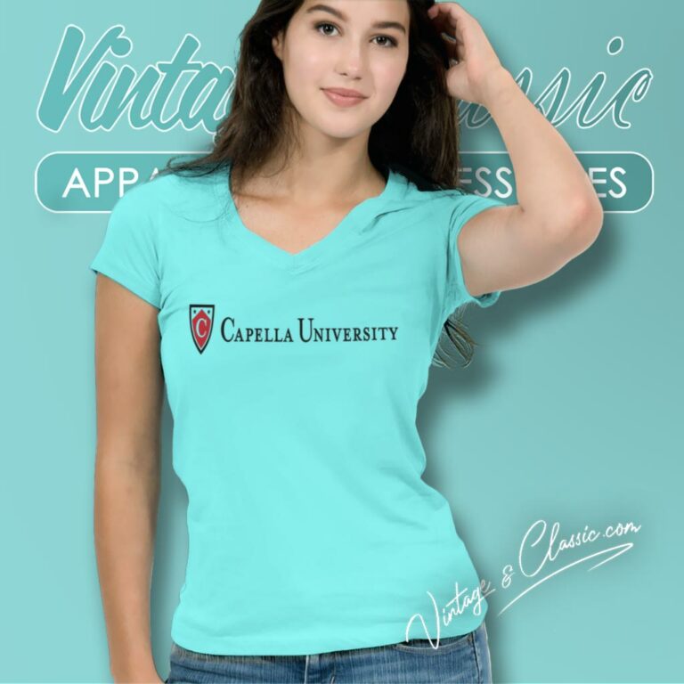 Capella University V Neck TShirt Capella University V Neck TShirt