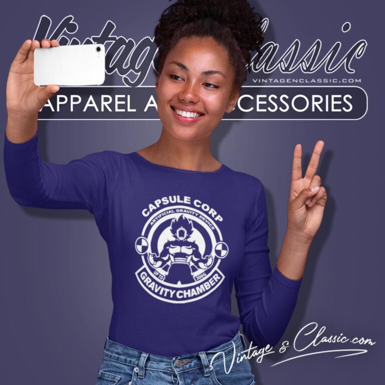 Capsule Corp Dragon Ball Z Gravity Chamber Long Sleeve Tee Capsule Corp Dragon Ball Z Gravity Chamber Long Sleeve Tee