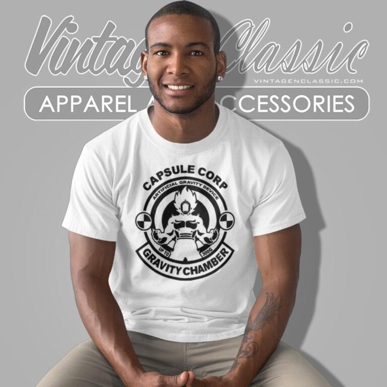 Capsule Corp Dragon Ball Z Gravity Chamber T Shirt Capsule Corp Dragon Ball Z Gravity Chamber T Shirt