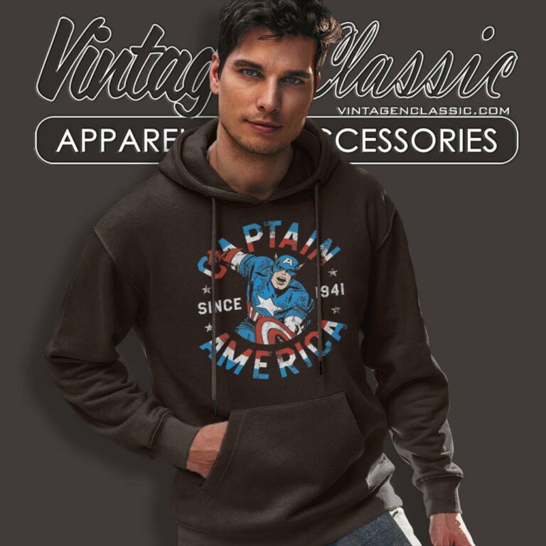 Captain America Avengers Since 1941 Hoodie Captain America Avengers Since 1941 Hoodie