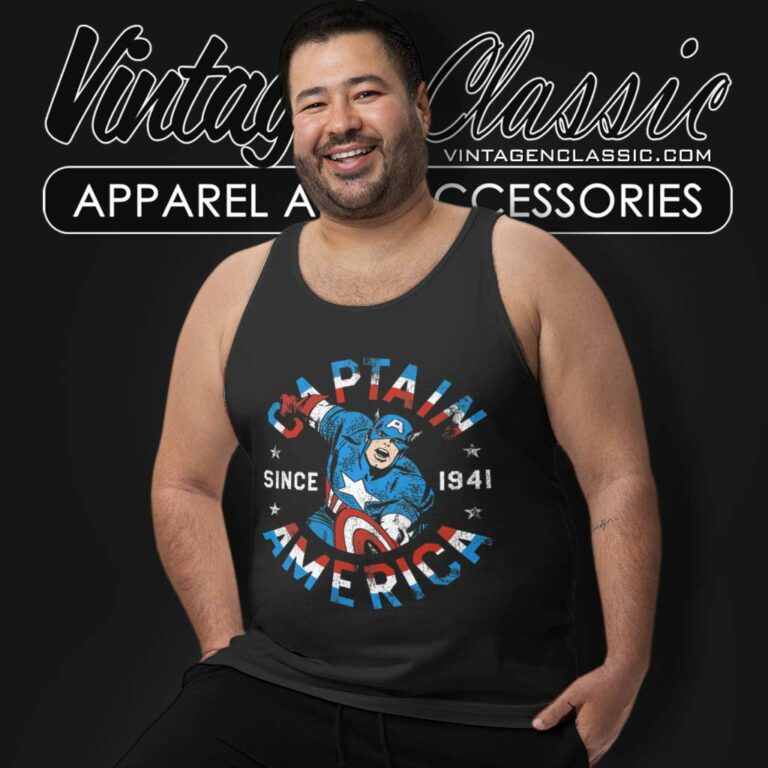 Captain America Avengers Since 1941 Tank Top Racerback Captain America Avengers Since 1941 Tank Top Racerback