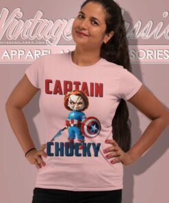 Captain America Captain Chucky Women TShirt