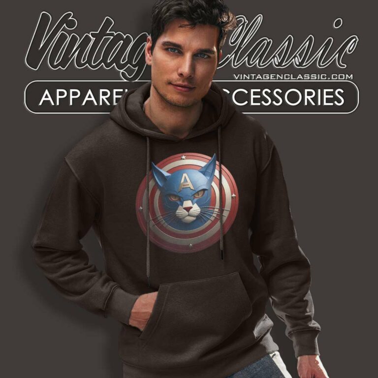 Captain America Cat Logo Hoodie Captain America Cat Logo Hoodie