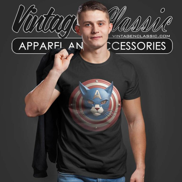 Captain America Cat Logo T Shirt Captain America Cat Logo T Shirt