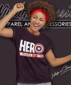 Captain America Hero Whatever It Takes Women TShirt