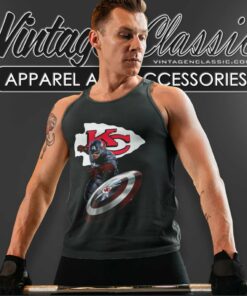 Captain America Kansas City Chiefs Tank Top Racerback
