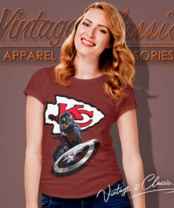 Captain America Kansas City Chiefs Women TShirt