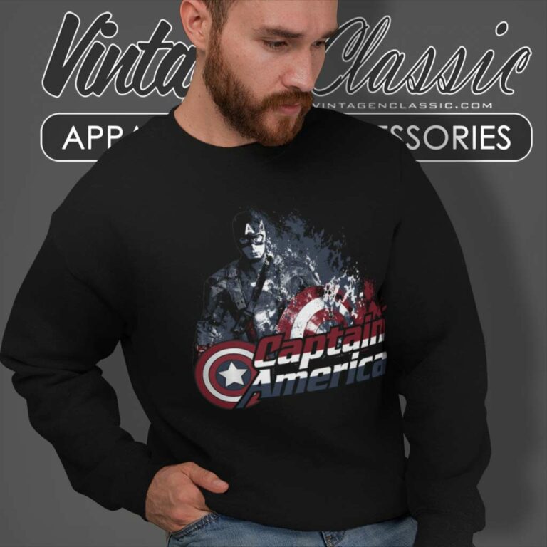 Captain America Storm Sweatshirt Captain America Storm Sweatshirt