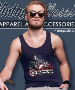 Captain America Storm Tank Top Racerback