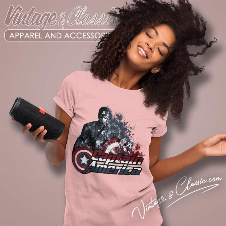 Captain America Storm Women TShirt Captain America Storm Women TShirt