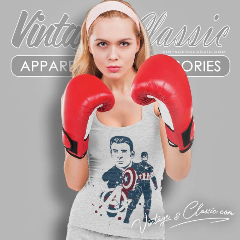 Captain American Avengers Tank Top Racerback Captain American Avengers Tank Top Racerback