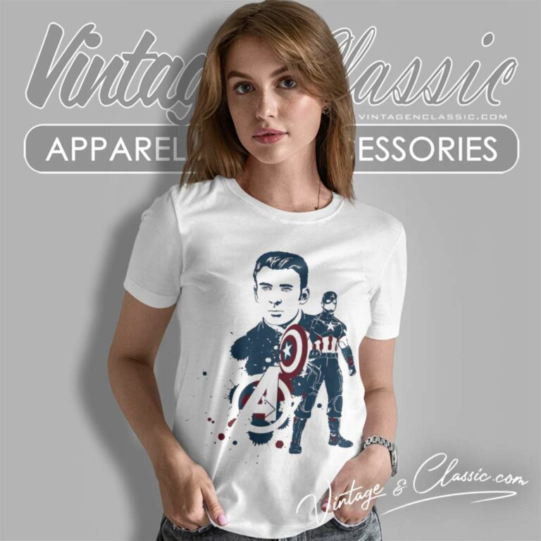 Captain American Avengers Women TShirt Captain American Avengers Women TShirt