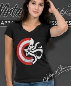 Captain American Wakanda V Neck TShirt