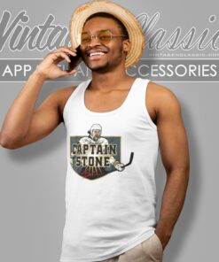 Captain Mark Stone Vegas Golden Knights Tank Top Racerback