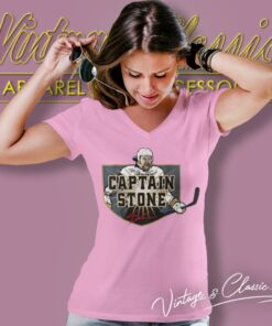 Captain Mark Stone Vegas Golden Knights V Neck TShirt