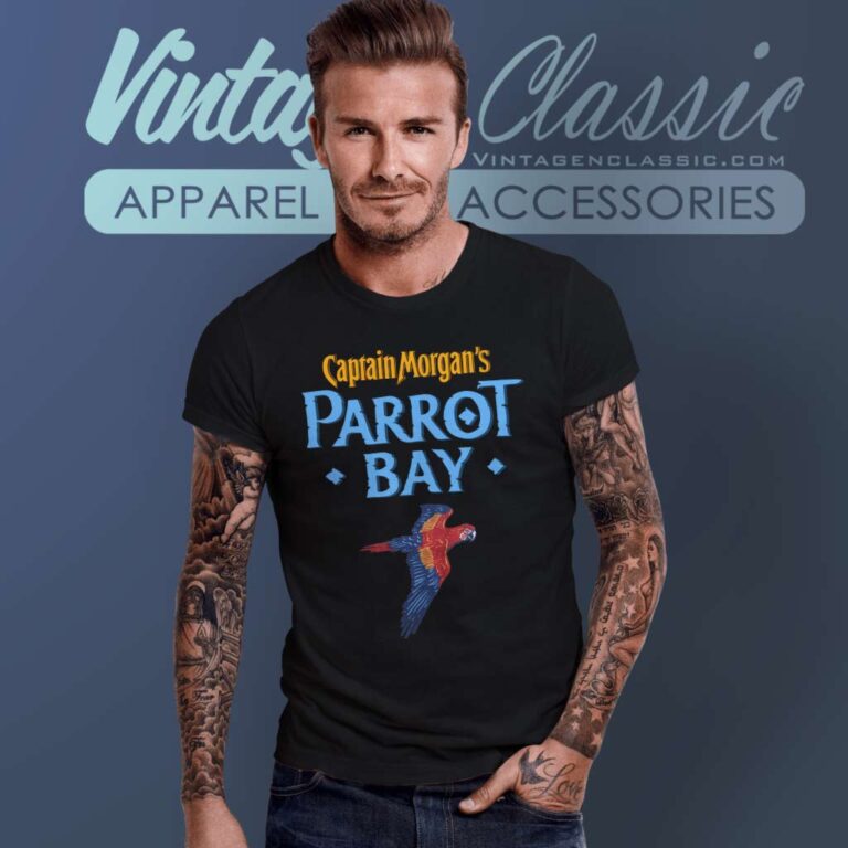 Captain Morgan Parrot Bay Rum T Shirt Captain Morgan Parrot Bay Rum T Shirt