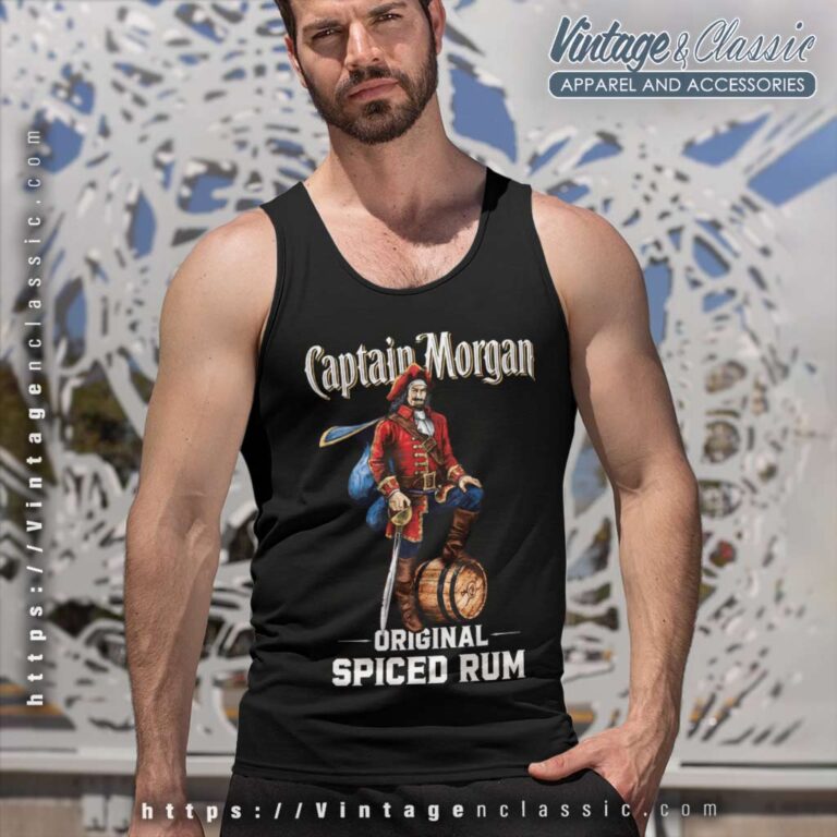 Captain Morgan Spiced Rum Tank Top Racerback Captain Morgan Spiced Rum Tank Top Racerback